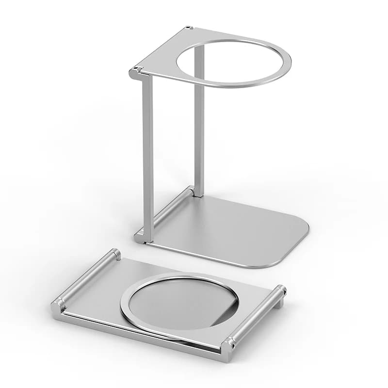 Suporte dobrável para gotejamento de café, suporte de liga de alumínio para máquina de café expresso elétrica portátil sem fio, acessórios