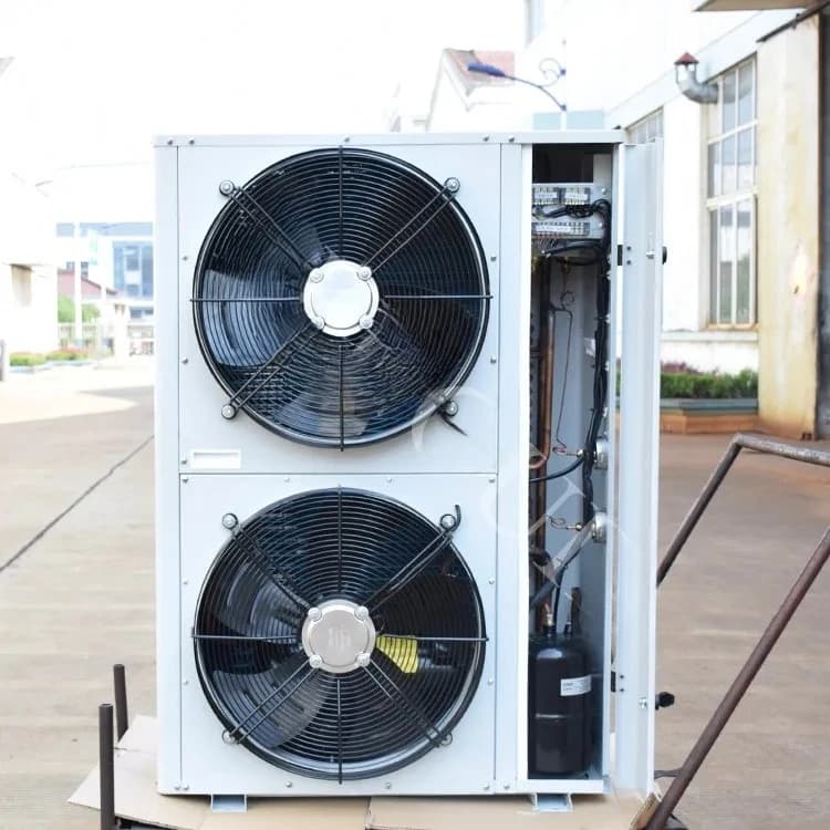 Unidade de Condensação de Ar com Compressor Scroll de 5HP e Dois Ventiladores