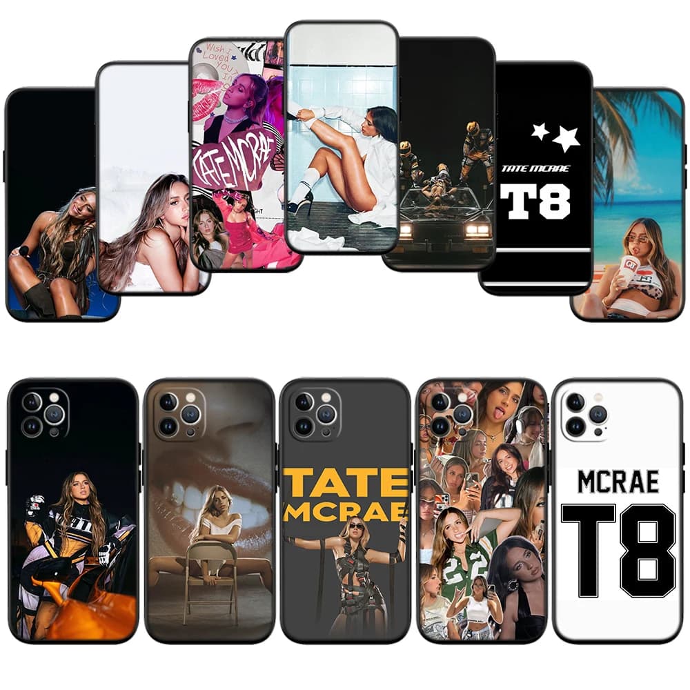 Capas de telefone Tate McRae para Xiaomi Poco C40 C50 C51 C55 C65 C71 C75 F3 F5 F6 F7 M2 M3 Pro Ultra