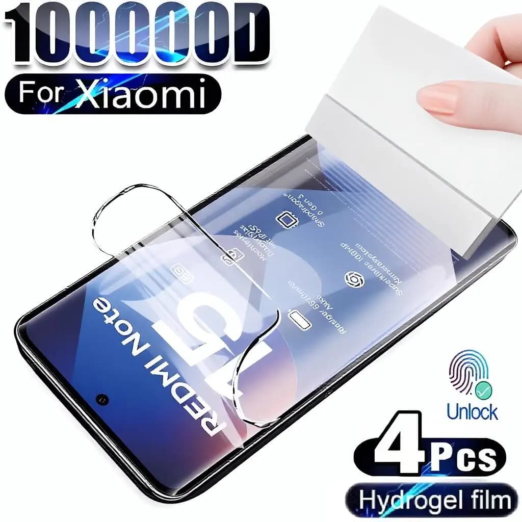 Película de Hidrogel HD Macia para Xiaomi - Protetor de Tela Transparente