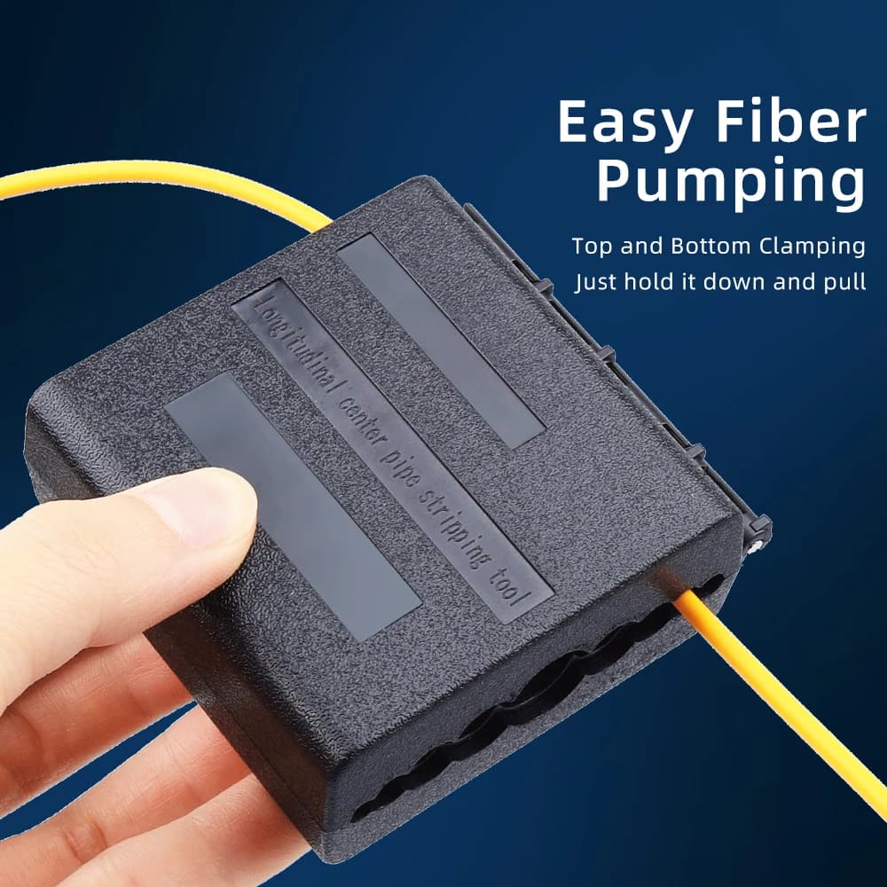 Ferramentas de fibra óptica cluster de fibra tubo solto cabo jaqueta bainha talhadeira