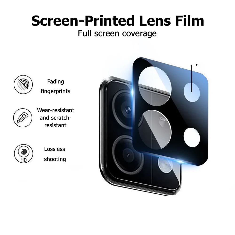 Película protetora para lente de câmera Xiaomi com cobertura total e resistência a impressões digitais