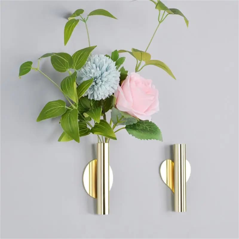 Tubo De Vaso De Flores De Parede, vasos Decorativos, Estilo Nórdico Moderno, Suporte De Plantas, Cremalheira Pendurada, Enfeites De Casamento, Quarto De Casa