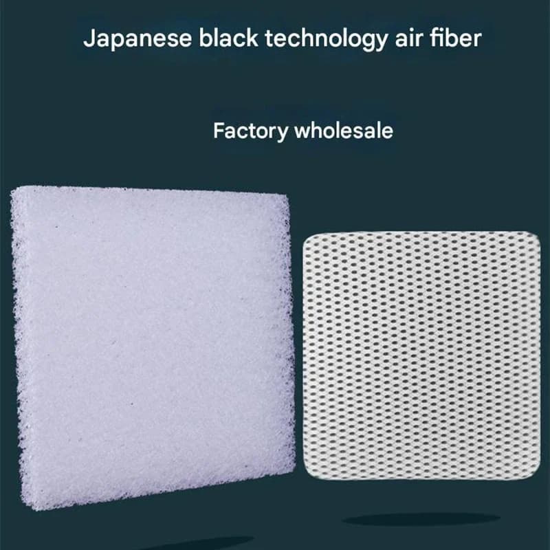 Almofada de assento respirável de fibra de ar 4D branca com tecnologia japonesa, atacado de fábrica