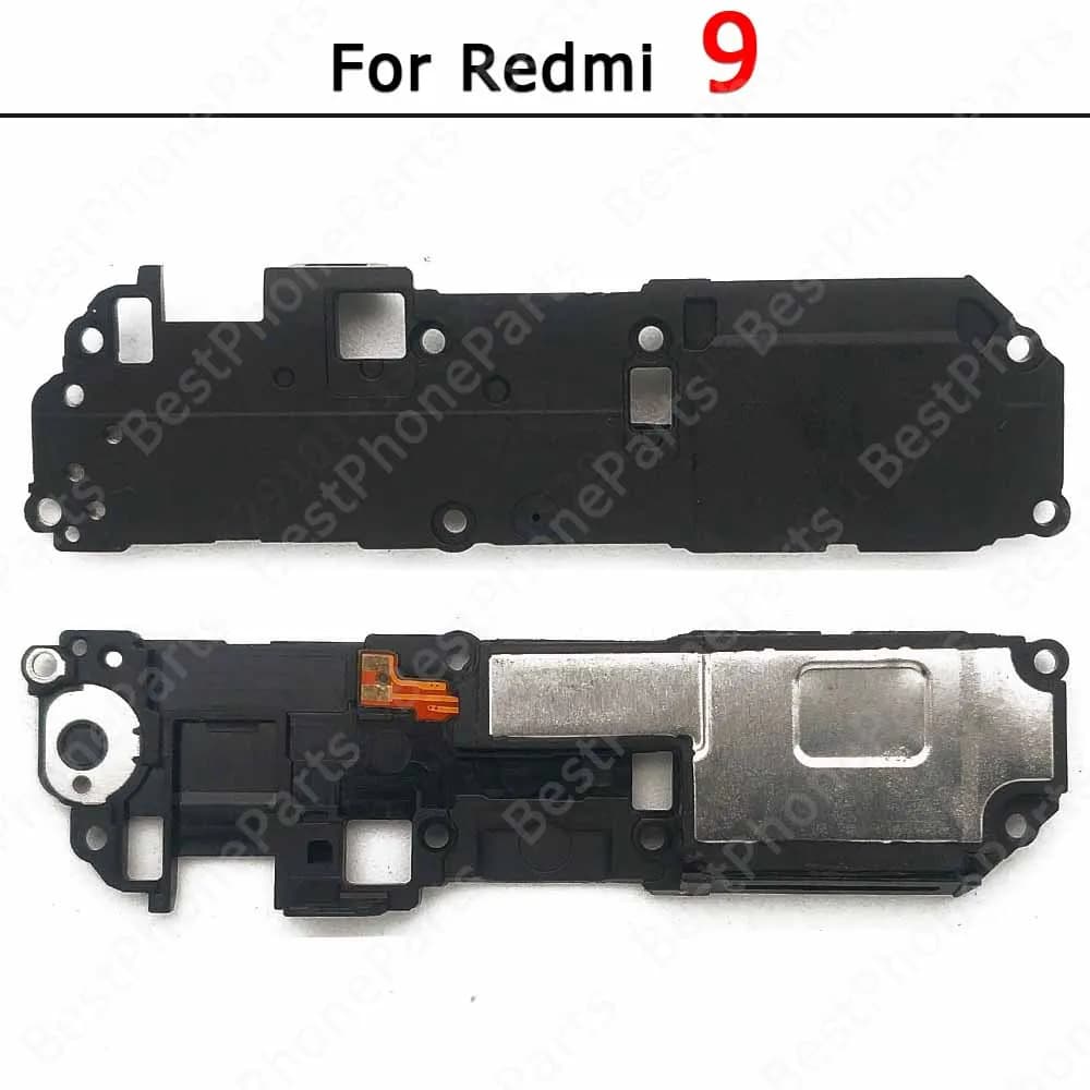Alto-falante de reposição Xiaomi Redmi 9 módulo de som preto com componentes metálicos
