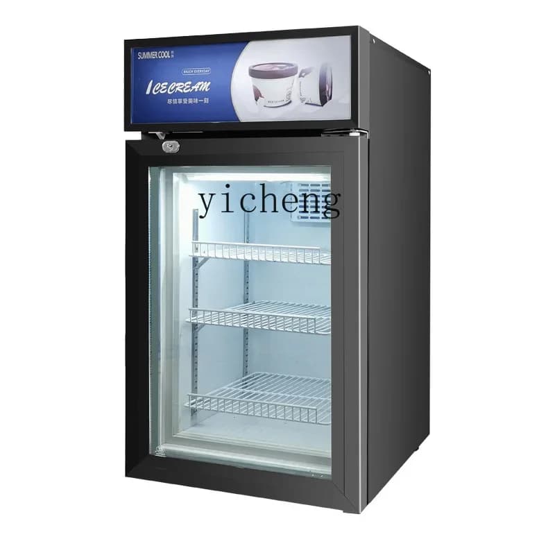 P30-- vitrine vertical para sorvetes, com porta de vidro com sistema antiembaçante, freezer comercial para sorvetes.
