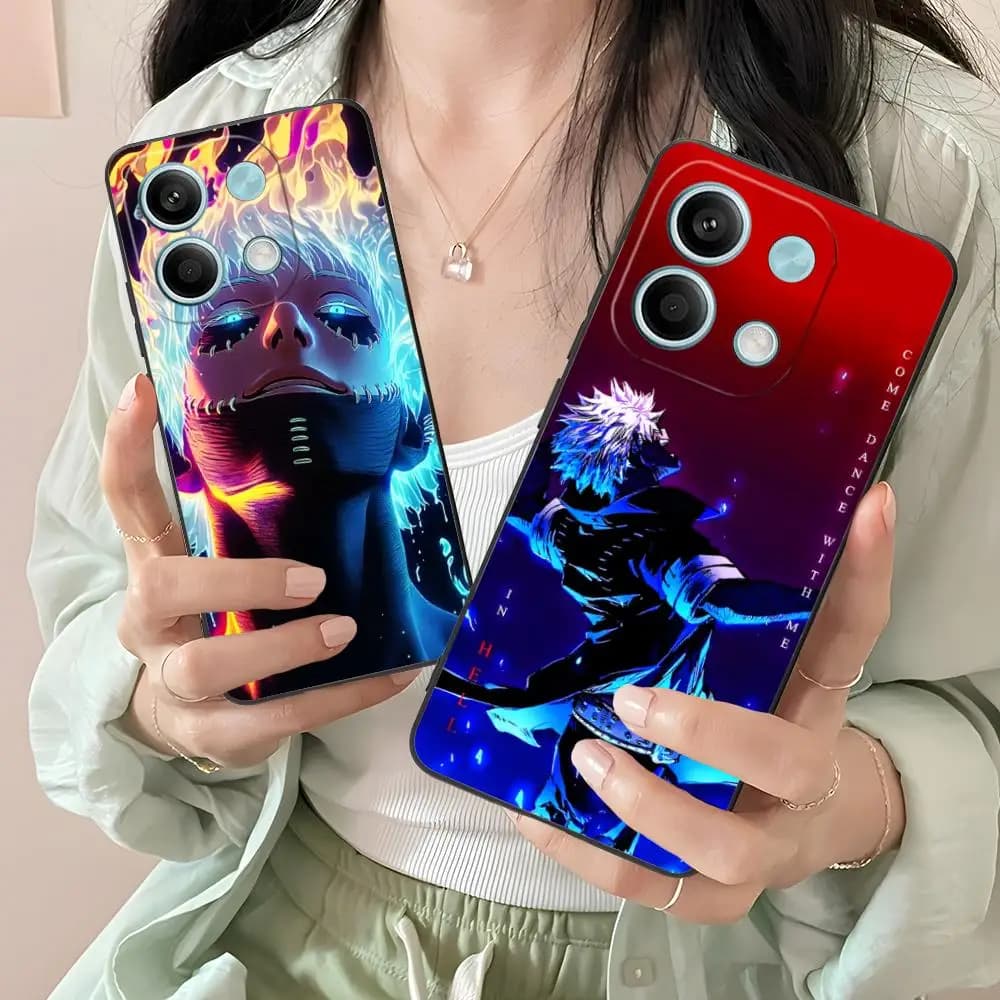 Capa de telefone My Hero Academia Dabi para Xiaomi Redmi Note 14, 13, 12, 11, A5, 3, 2, 1 Pro Plus 4G 5G