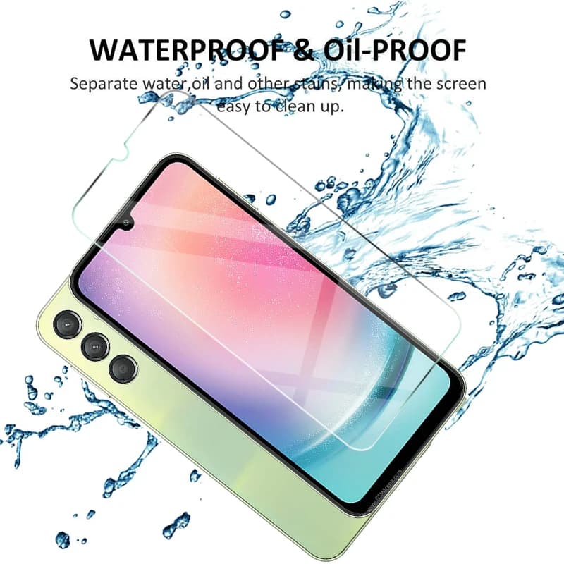 Vidro protetor para Samsung Galaxy A24, Filme protetor de tela, A25, A15, A05S, A54, A34, A14, A04, M54, M34, M14, M04, A M 13, 73, 5G, PCes 4