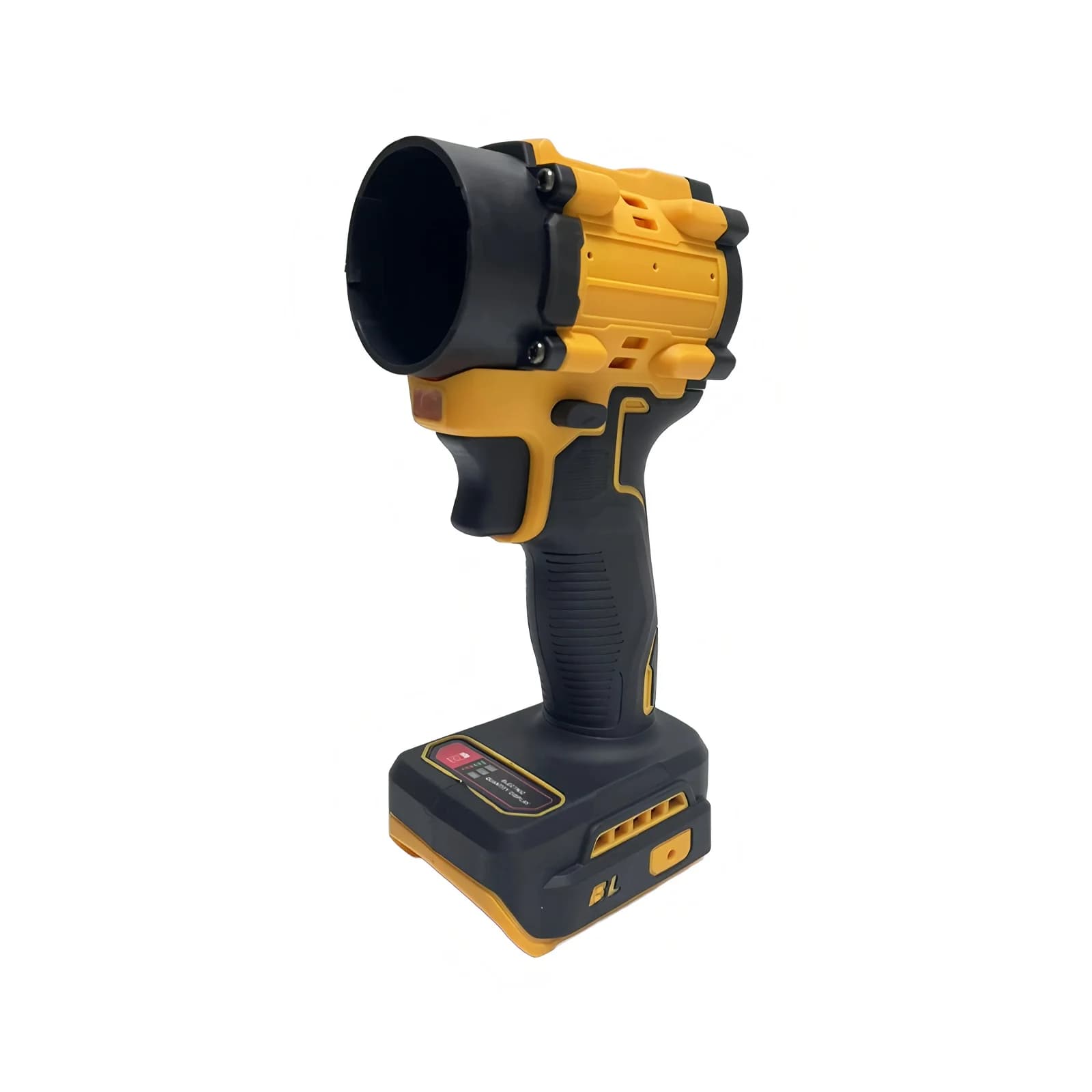 Aspirador de pó portátil 2 em 1 sem fio amarelo e preto compatível com bateria 20V