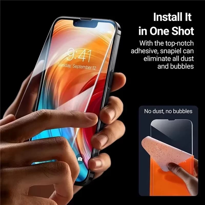 Protetor de tela transparente para Xiaomi Redmi Note e Série C com fácil instalação sem bolhas
