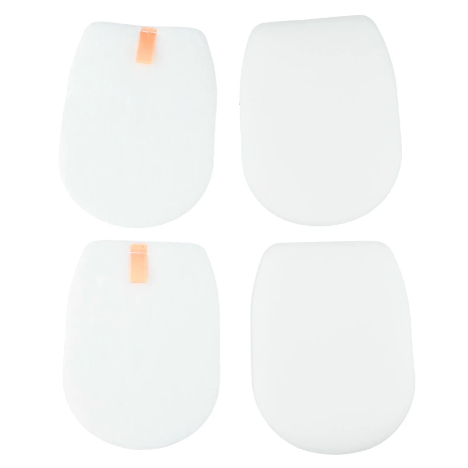 Conjunto de quatro filtros brancos para aspirador Shark IZ202UK IZ252UK IZ103UWB anti-envolvimento de cabelo