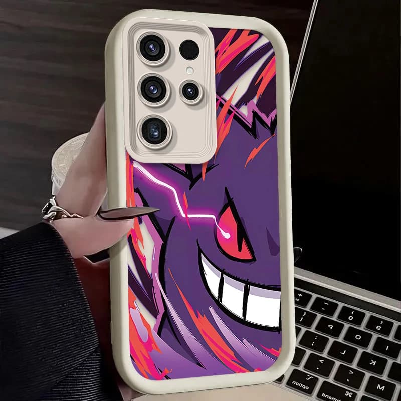 Capa de telefone p-pokemon dos desenhos animados para samsung galaxy s24 s25 s23 ultra s22 s21 plus fe a36 a56 a26 a16 a06 a15 a25 a35 a55 5g capa
