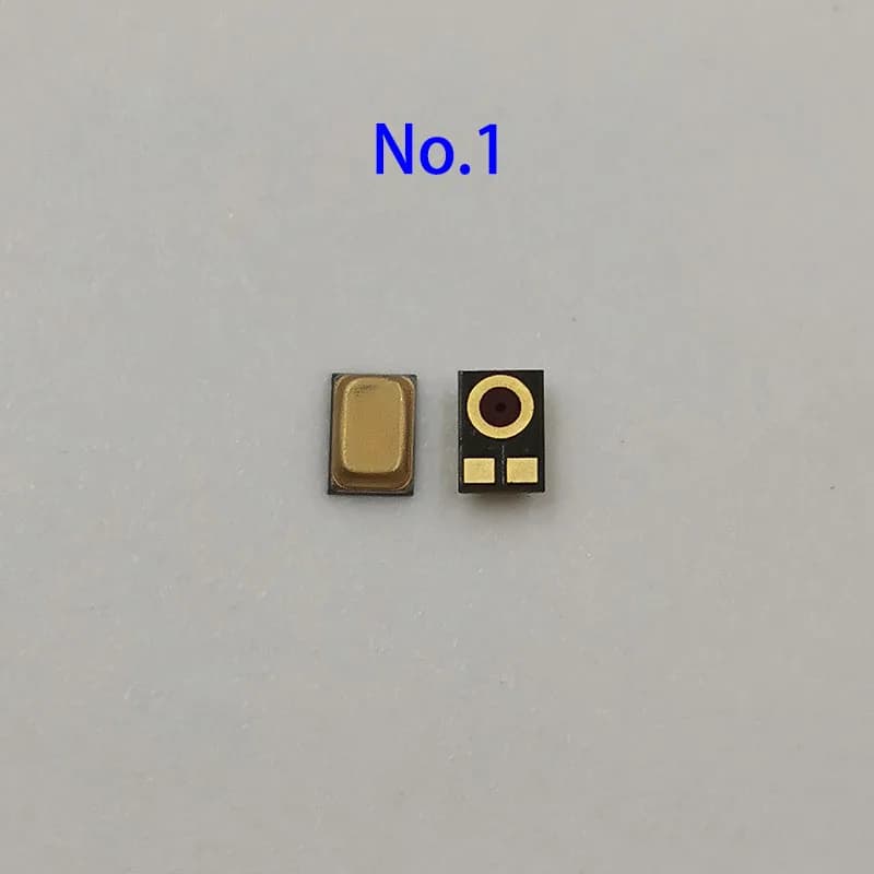 Microfones internos para Xiaomi e Redmi em uma superfície cinzenta