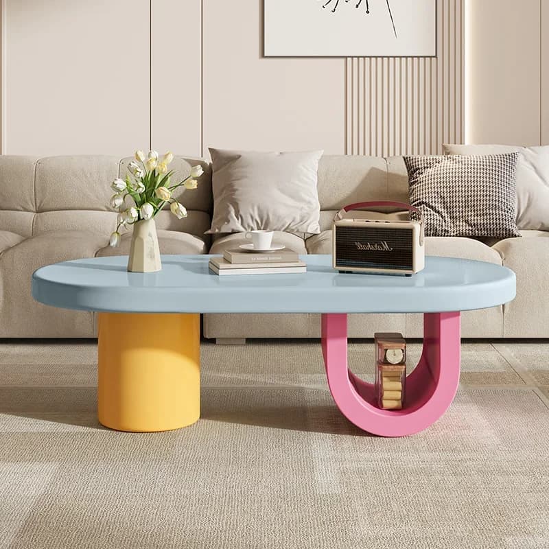 Bonito design nórdico mesa de centro estilo moderno piso único pequena mesa de centro sala estar móveis para casa