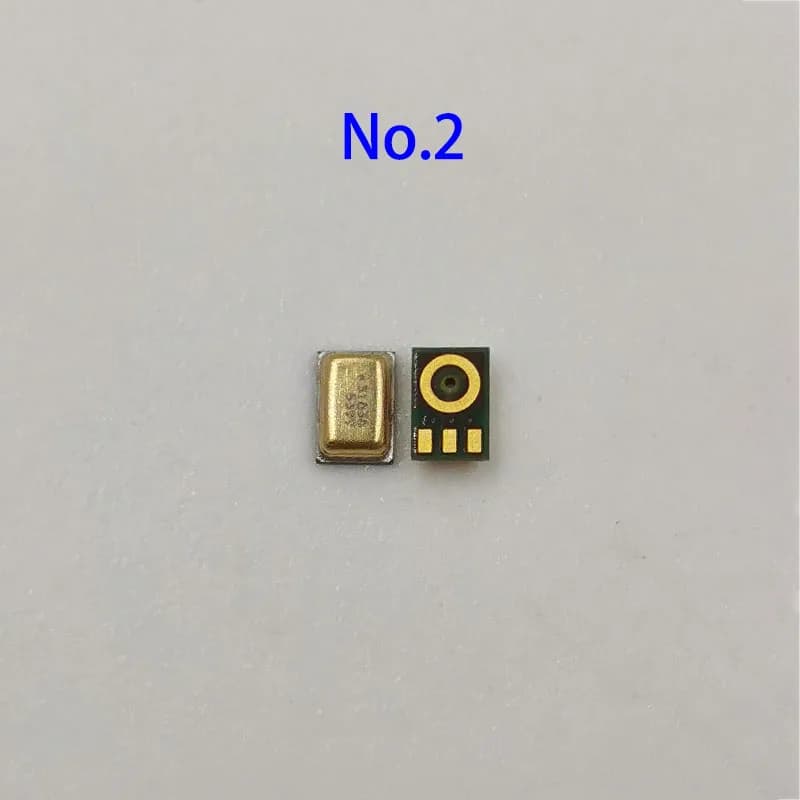 Microfone interno para celular Xiaomi série 2, componente eletrônico dourado e preto para reposição