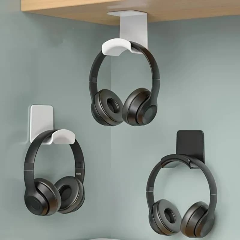 Suporte para fone de ouvido para jogos Suporte universal para fone de ouvido Suporte para montagem na parede Suporte para rack de fone de ouvido