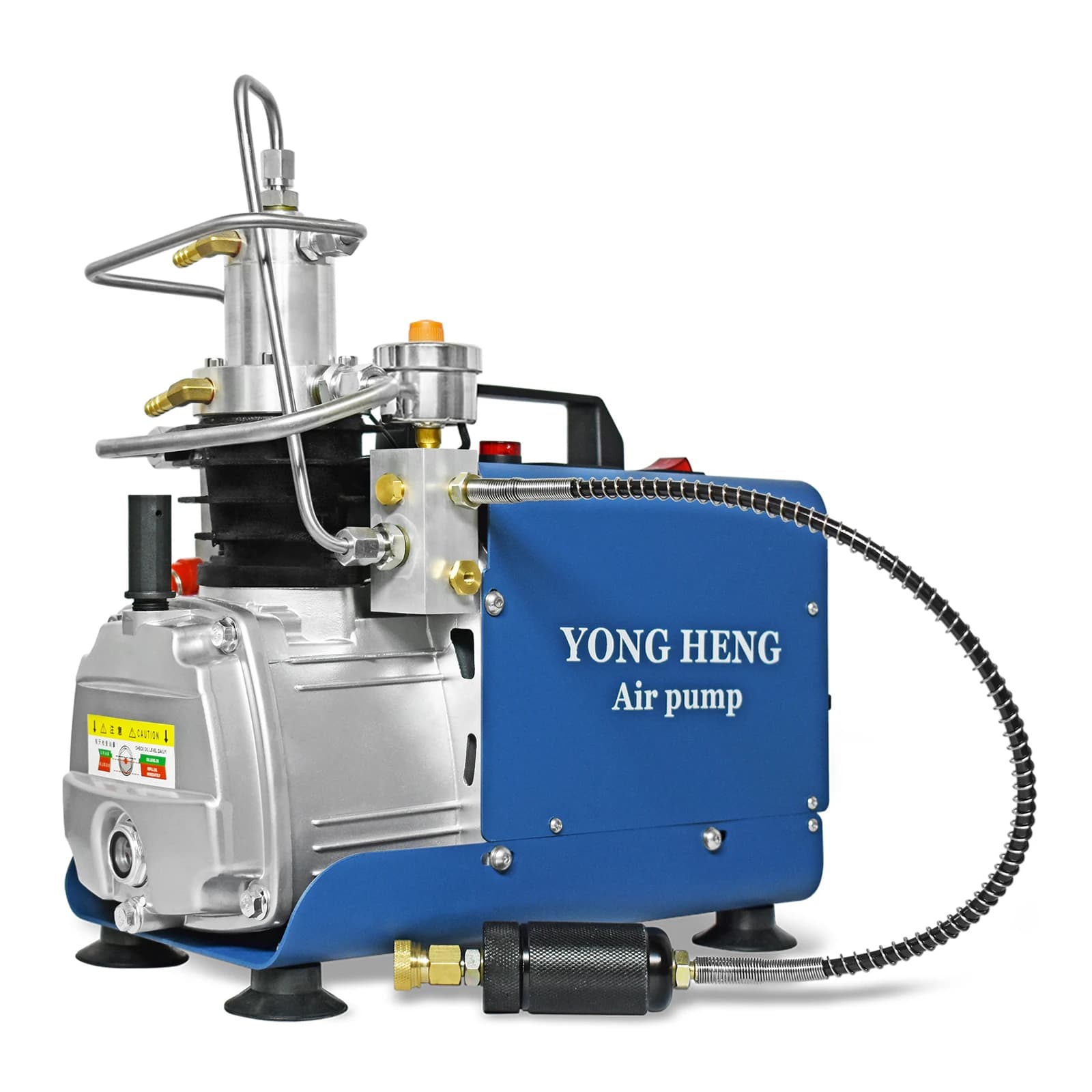 Compresor de ar elétrico Yongheng 300Bar 4500Psi com sistema de resfriamento de água