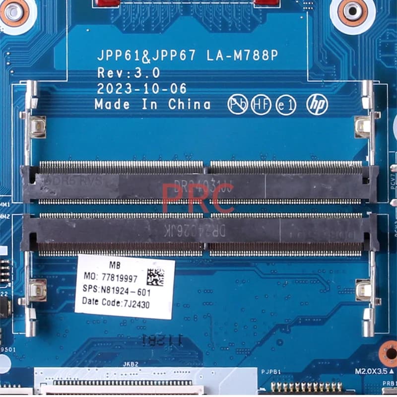 LA-M788P para hp 16-xd placa-mãe do portátil r5 m320 r5 r5 9600x cpu rtx3050 rtx4090 3g N81924-601 N48773-601 notebook mainboard