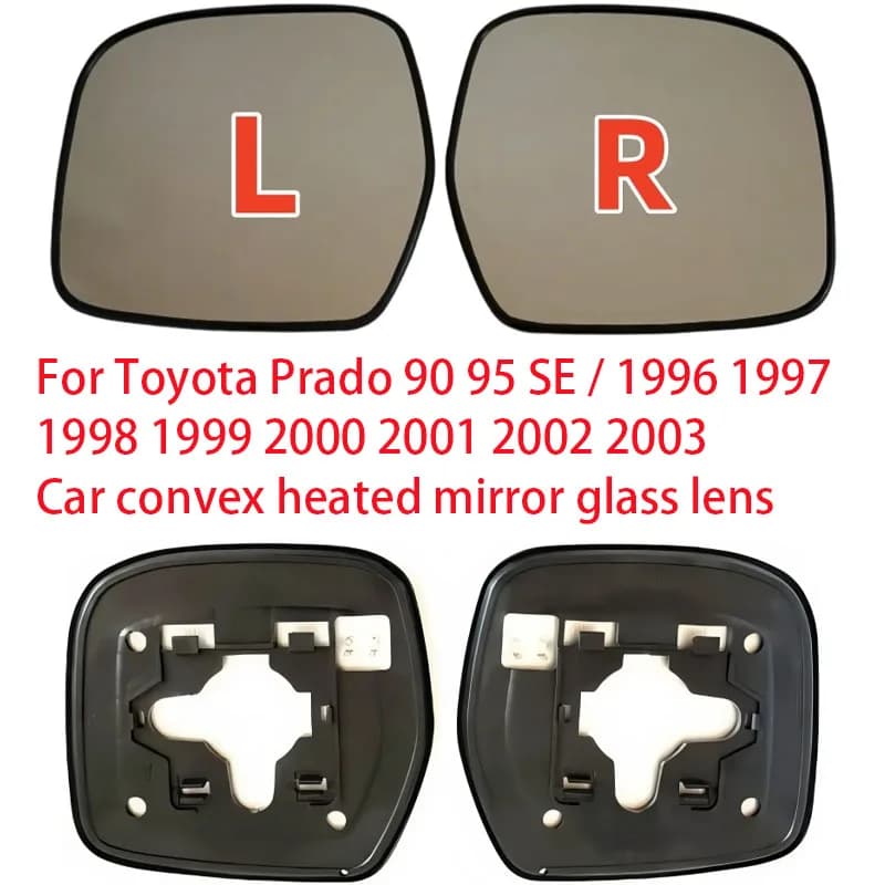 Espelho retrovisor convexo aquecido para Toyota Prado 90 95 SE