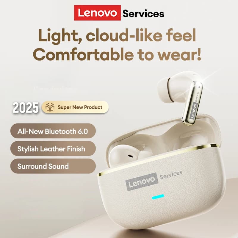 Lenovo 2026 ai tradução em tempo real fones de ouvido sem fio tws hi-fi imax-nível som fones estéreo enc com cancelamento de ruído