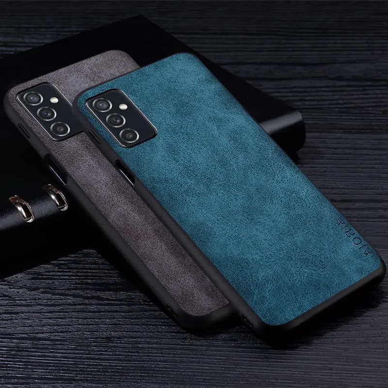 Capa de couro premium do plutônio para samsung galaxy m52 m23 a13 5g resistente a riscos capa de cor sólida para samsung galaxy m52 5g caso