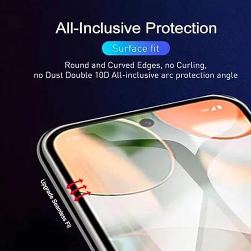 Protetor de tela hidrogel para Moto G e Moto E com ajuste perfeito, bordas arredondadas e proteção contra poeira