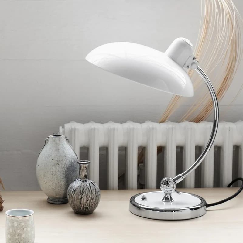 Luminária de Mesa Ajustável Moderna Bauhaus, Luz de Leitura Minimalista Vintage para Escritório, Estudo, Quarto, Proteção para os Olhos