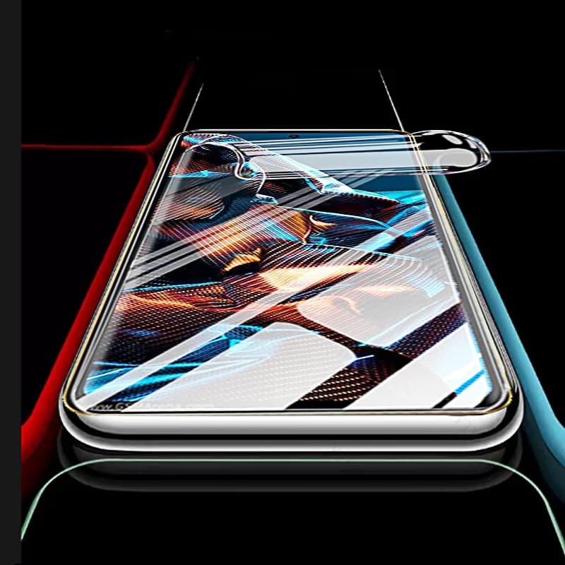 Protetor de tela transparente para Xiaomi Poco com ajuste perfeito e bordas arredondadas para proteção total