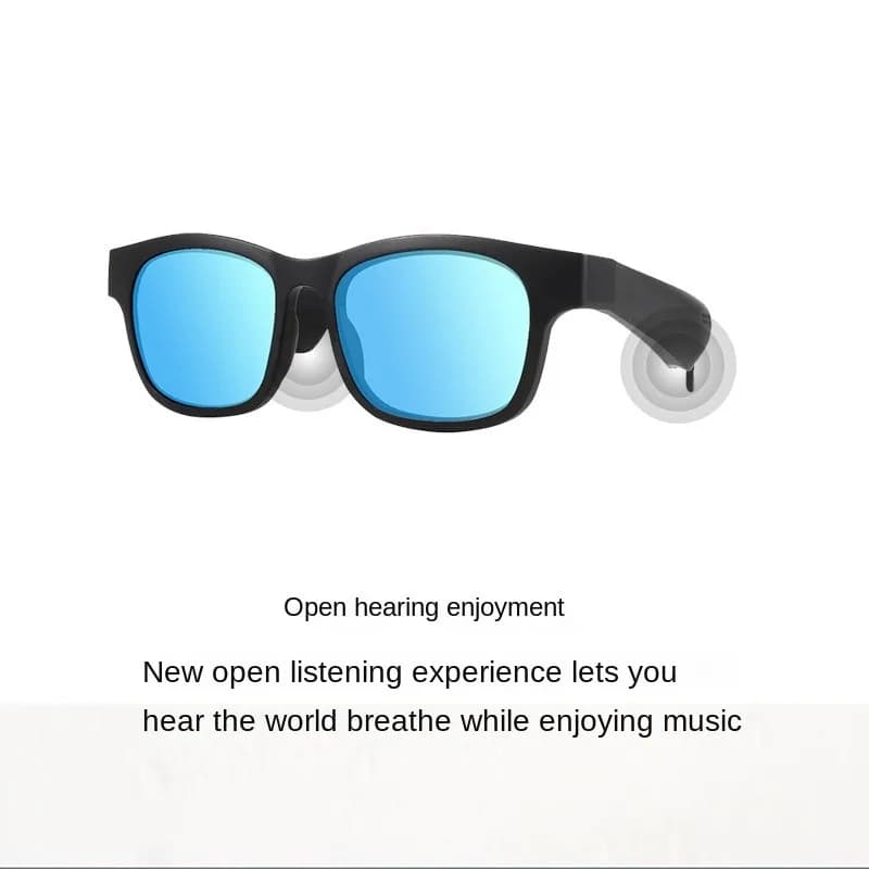 Echowear Fones de Ouvido Bluetooth Inteligentes 5.0 com Comunicação Dupla de Orelha, Compatíveis com Celulares, Óculos de Sol Inteligentes Modernos e Populares, Novo 2026