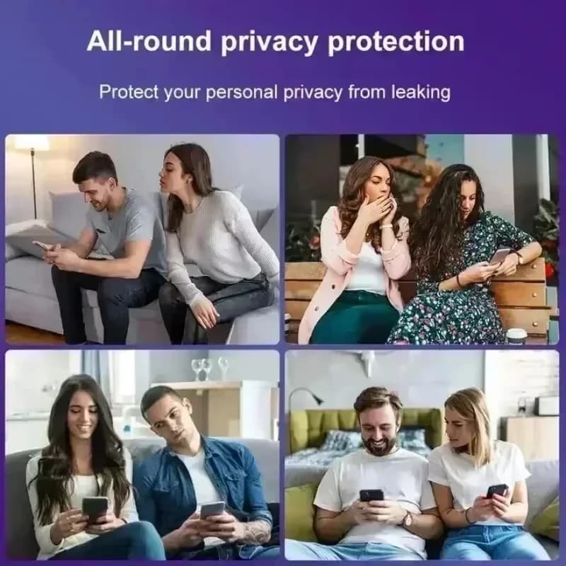 Protetor de tela Xiaomi Redmi Note 7 vidro temperado com proteção de privacidade para uso seguro e discreto