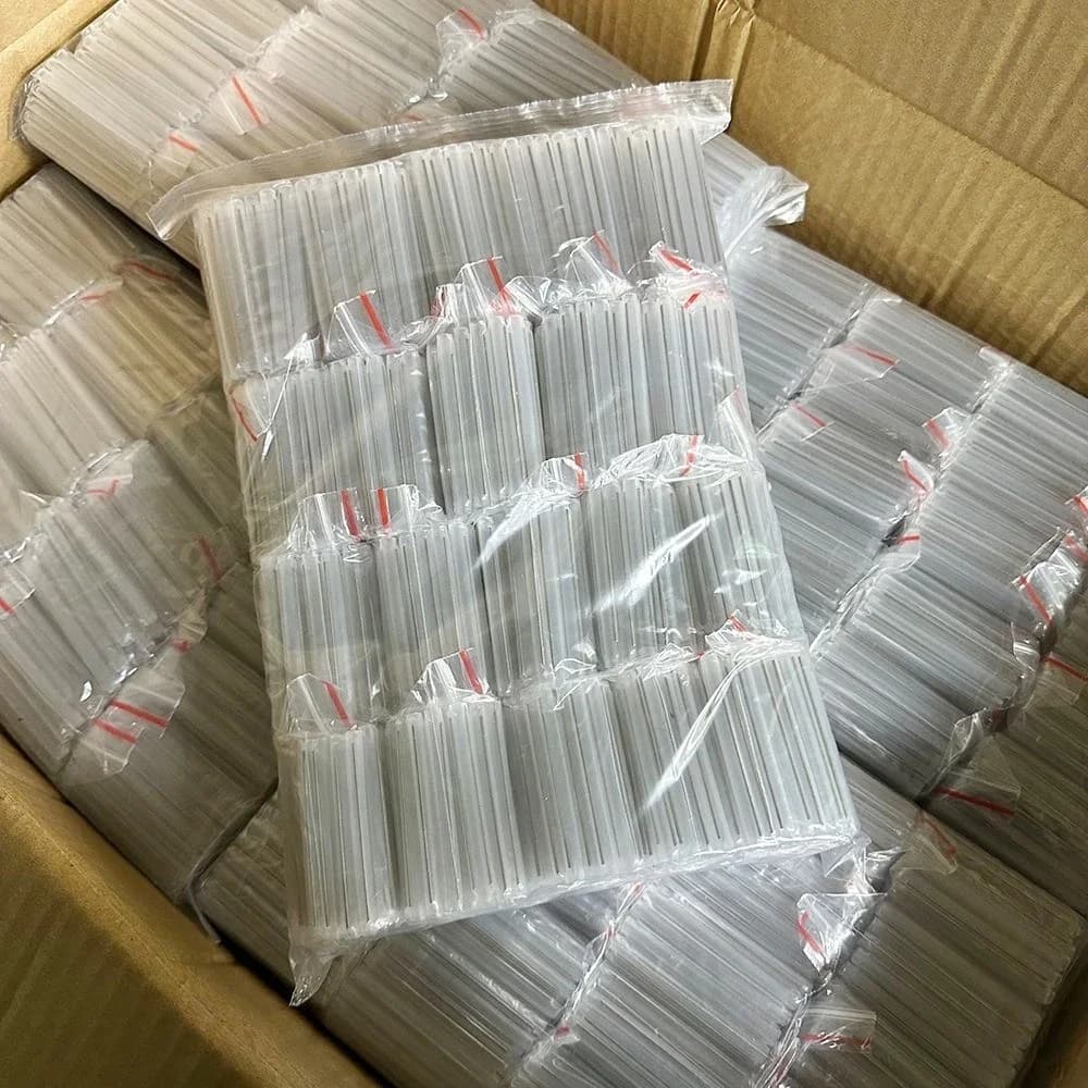 Caixa com mangas de proteção para fibra óptica, 1000 peças, embaladas individualmente