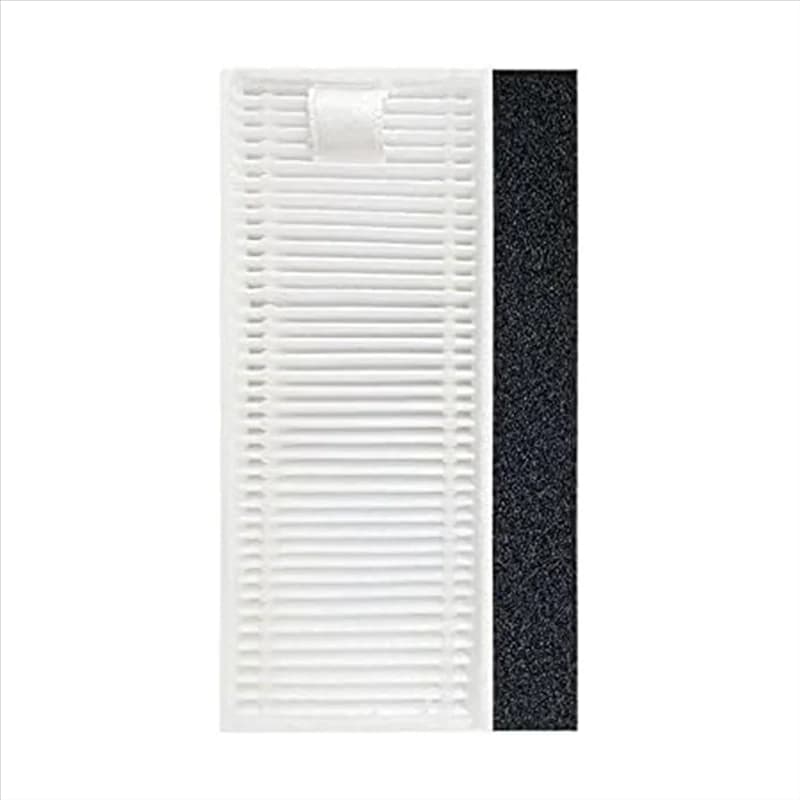 Filtro branco compatível para robô aspirador Tikom e Thamtu G6000 G7000 G11 com espuma preta lateral