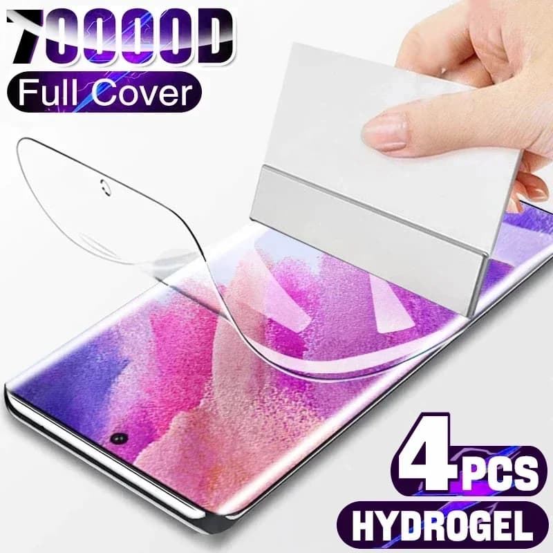 Película protetora de hidrogel transparente para tela de smartphone Samsung
