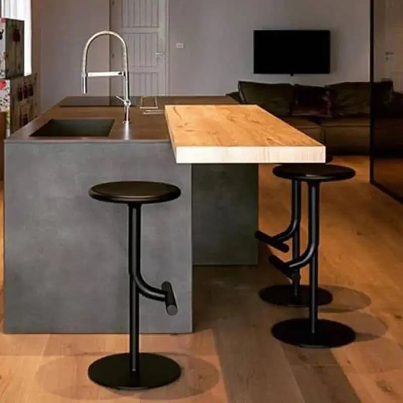 Nordic designer cadeira de bar acento lounge moderno alta cozinha fezes balcão café cadeiras de jantar casa móveis mq50by