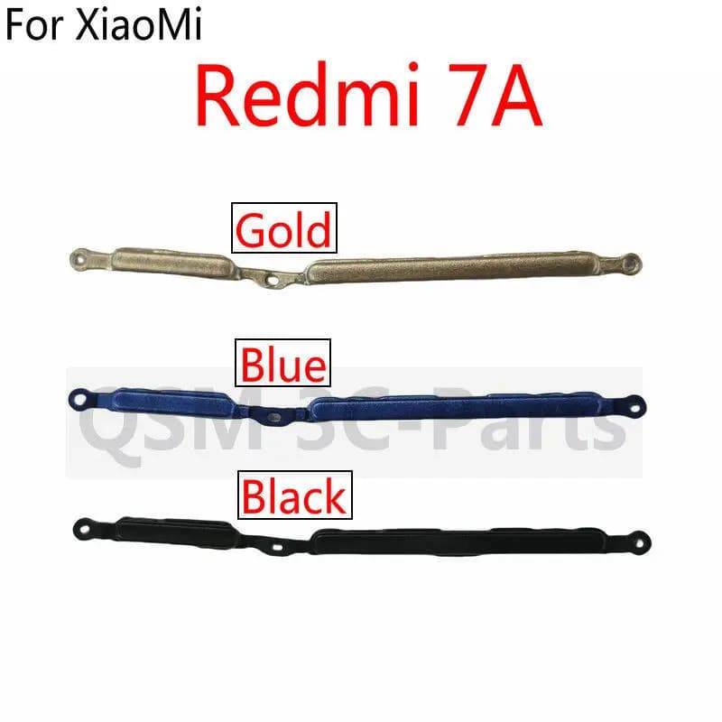 Substituição do cabo flexível da tecla do botão lateral do volume liga/desliga para Xiaomi Redmi 7A