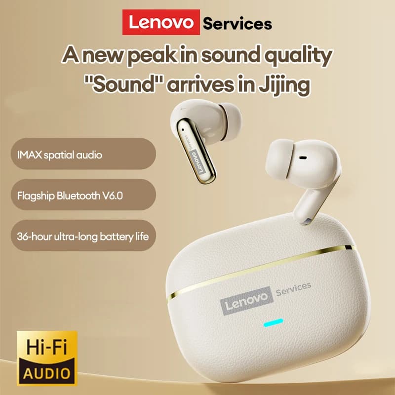 Lenovo 2026 ai tradução em tempo real fones de ouvido sem fio tws hi-fi imax-nível som fones estéreo enc com cancelamento de ruído