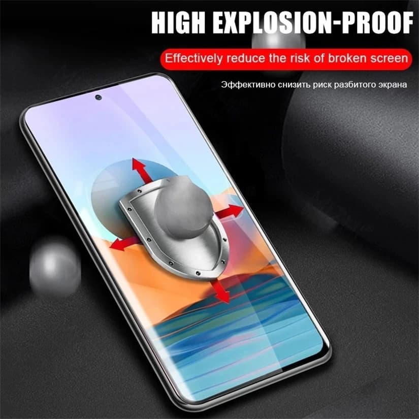 Protetor de tela hidrogel para Moto G10 resistente a impactos e explosões para proteção avançada