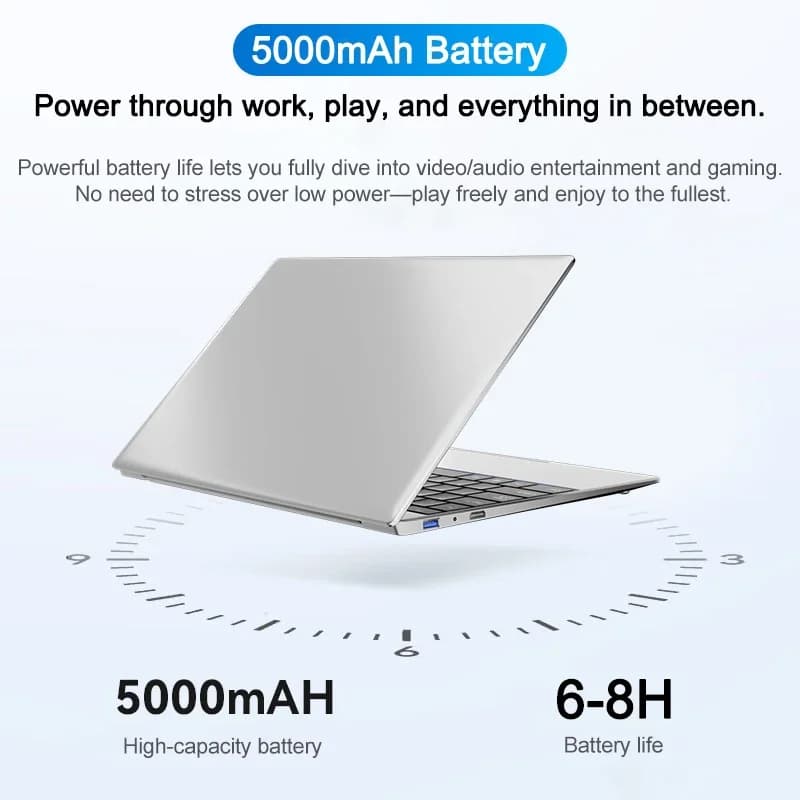 Laptop LENO HOT Ultra Slim 14.1 polegadas com Intel i7-8650U, Windows 11, 32GB RAM, 2TB SSD, 19.5mm de espessura, 1.2kg.