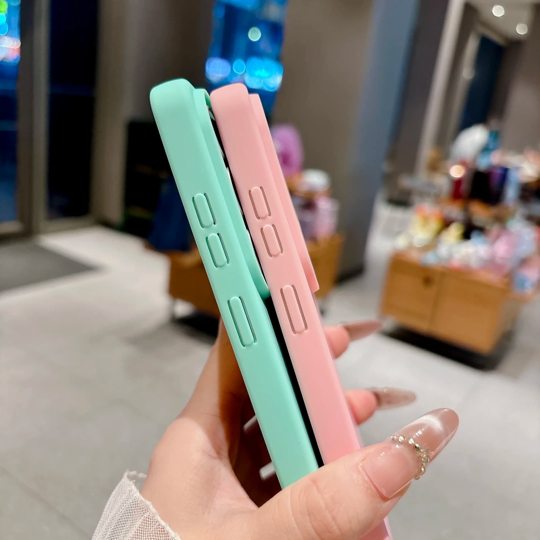 Capa de Telefone Colorida com Pulseira de Silicone para Samsung Galaxy A17 A16 A15 A14 A13 A12 A07 A06 A05 A05S 4G 5G à Prova de Choque ﻿