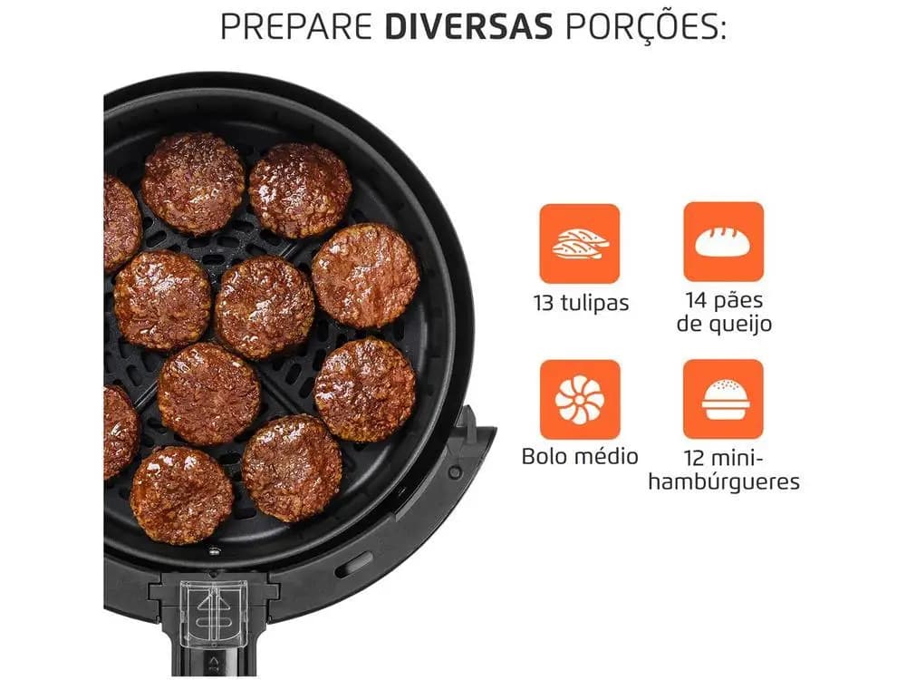 Fritadeira Elétrica sem Óleo/Air Fryer Mondial - 110V