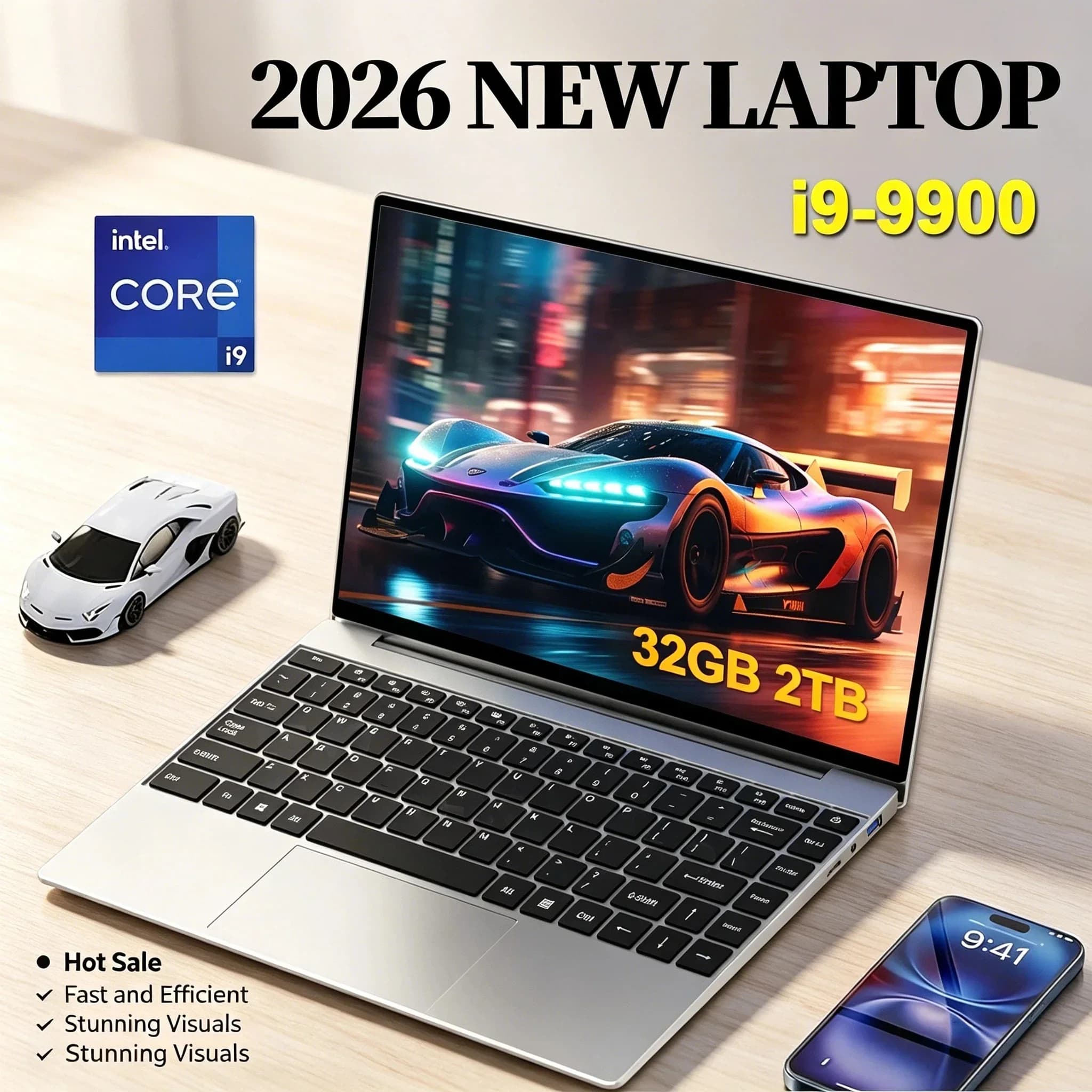 Notebook gamer NOVO Intel Core i9 32GB 2TB