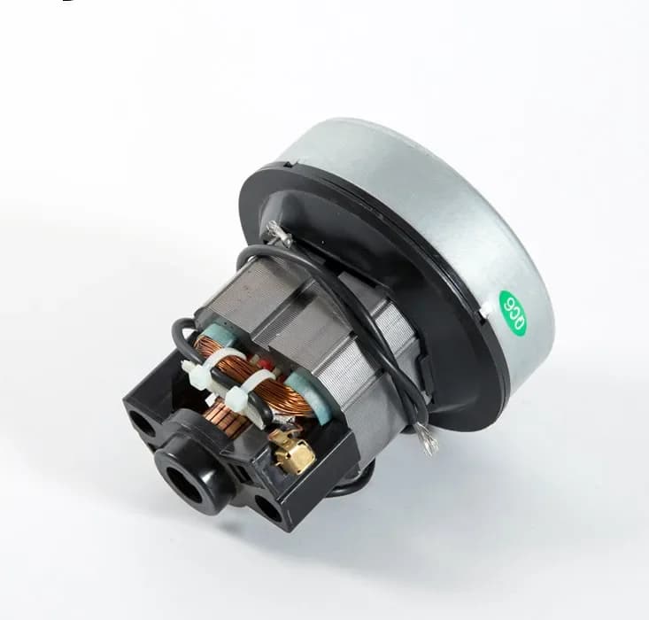 Motor do aspirador com medidas detalhadas, diâmetro 86mm, altura 105mm, comprimento 36mm