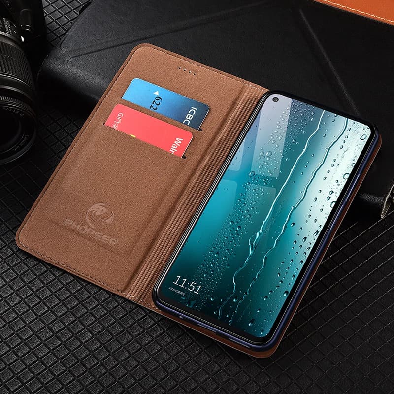 Crazy horse capa flip de couro genuíno para samsung galaxy m55 m53 m52 m51 m33 m32 m31 m31s m30 m23 m22 m21 capas de telefone