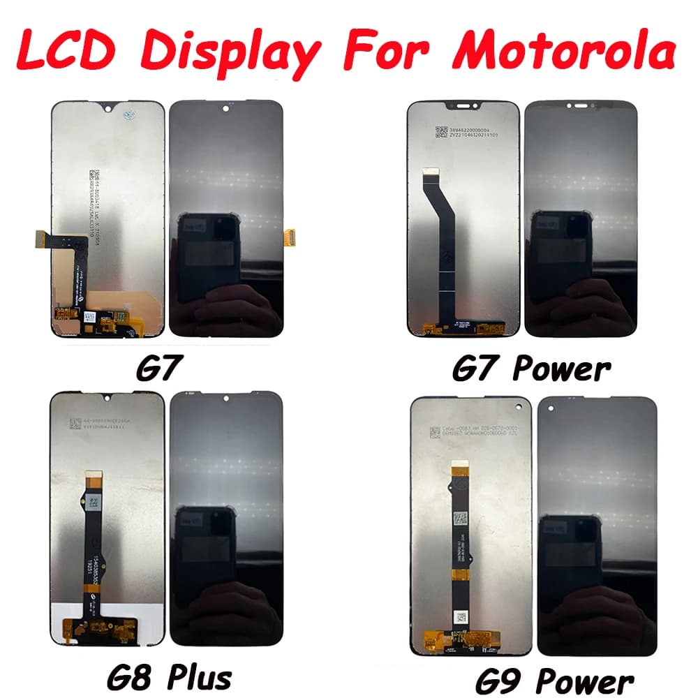 Tela LCD de Substituição para Moto G9 Power, G6 Play, G8 Plus, G9 Play, G7 Power, G7 Play, G7 - Display LCD e Digitalizador