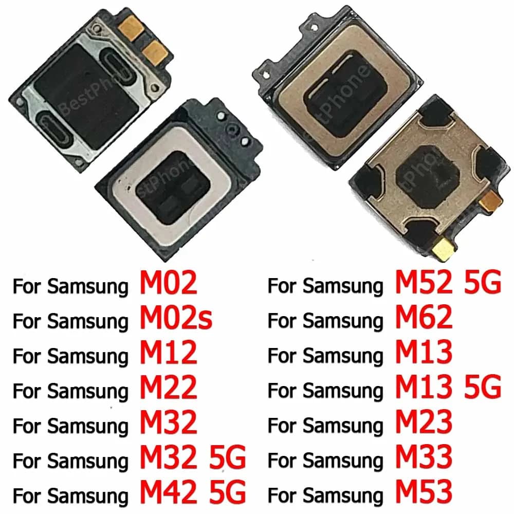 Fone de ouvido para samsung galaxy m12 m22 m32 m42 m52 m62 m13 m23 m33 m53 5g m02 m02s substituição de reparo de alto-falante