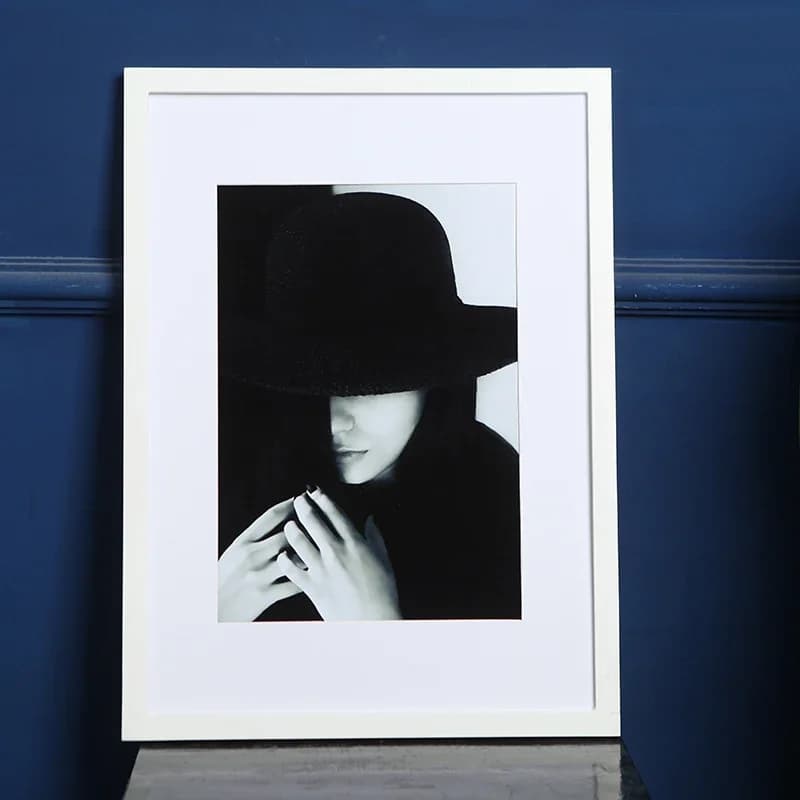 Design moderno de madeira pintura diamante quadro cartaz certificado quadro pendurado parede porta retratos para foto presente personalizado