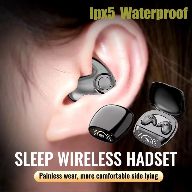 Fones de ouvido sem fio para dormir IPX5 à prova d'água para dormir