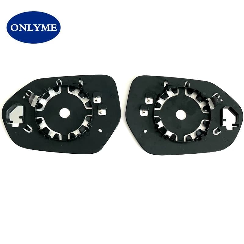 Conjunto de espelhos retrovisores convexos aquecidos pretos para Toyota Yaris P21 2021-2023
