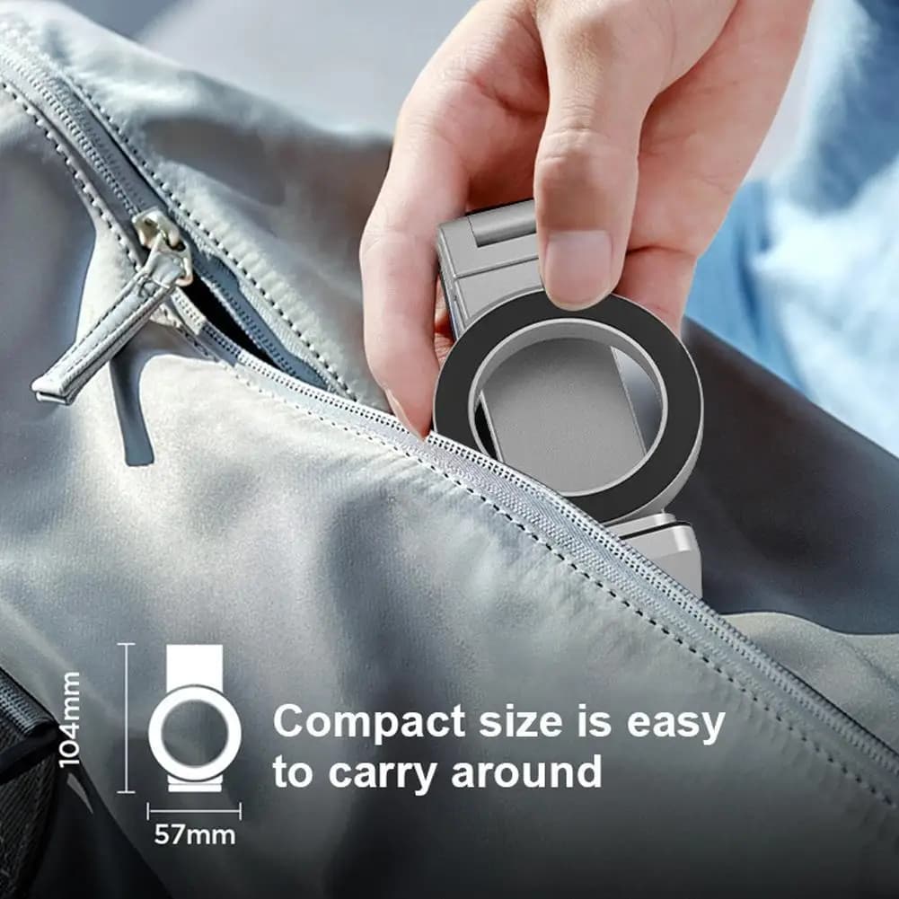 Suporte de telefone magnético de viagem em forma de avião com giro de 360 graus