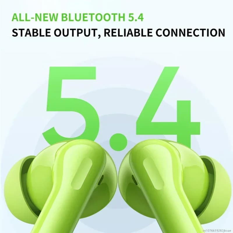 Realme Buds T200 Fones de ouvido sem fio Bluetooth 5.4 ANC com cancelamento de ruído ativo Hi-Res LDAC Headset 530mAh Long Standby